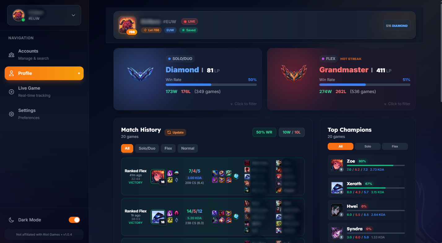 EloBoots Application Screenshot